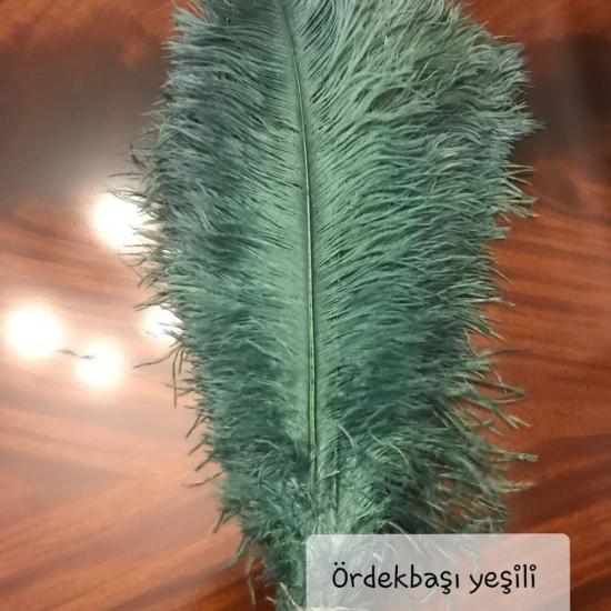 Green Ostrich Feather